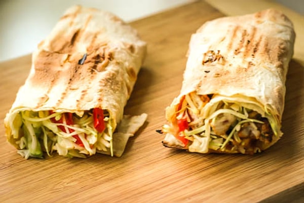 4. Домашняя шаурма с курицей