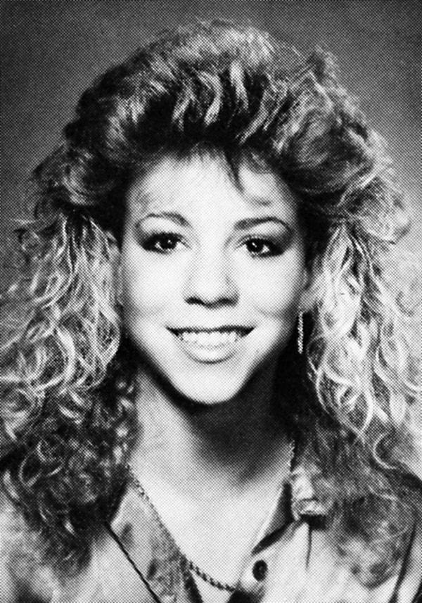 4. Mariah Carey saç spreyini ilk keşfettiğinde.
