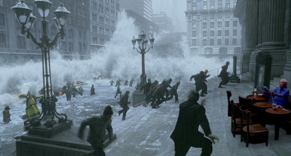 8. Они превозносят его нечеловеческую способность игнорировать природную катастрофу, которая происходит в двух шагах от него.