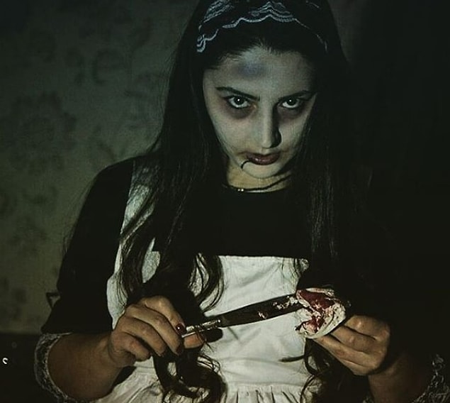 11. Gurl please put down the knife... 😳