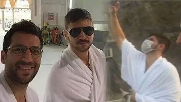 3. Tolga Sayışman daha önce umreye gitmişti, geçtiğimiz sene ise hacı oldu. Üstelik hac ziyareti sırasında ölüm tehlikesi atlattı.