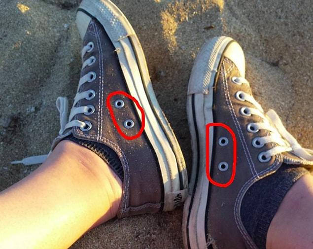 6. What are those little holes in Converse All Stars there for?