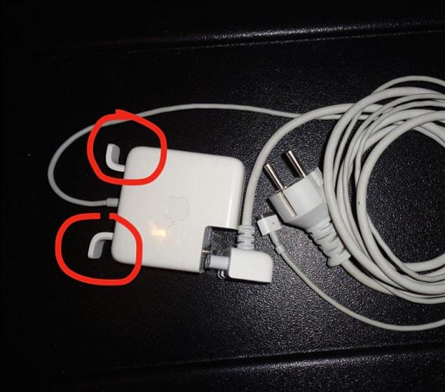 19. Why does an Apple power cable have wings?