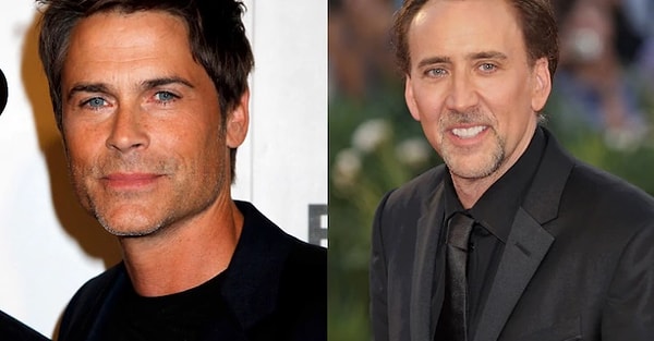 11. Роб Лоу и Николас Кейдж – 52 года