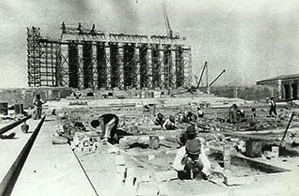10. Anıtkabir'in 1. kısım inşaatı, 1944.