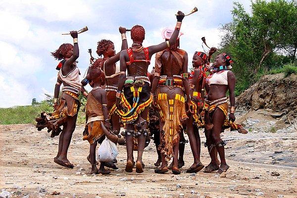 23. Hamer Halkının Ritüel Dansları, Etiyopya