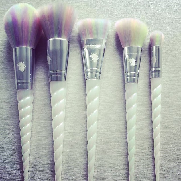 16. Unicorn Lashes Unicorn makeup brushes
