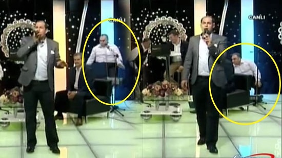 Canlı Yayın Sırasında Düşürdüğü Orgunu Yerde Çalmaya Devam Eden Adam