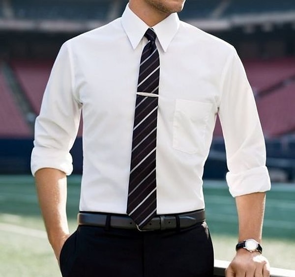 15. Ваш галстук должен быть на уровне пояса - не выше и не ниже