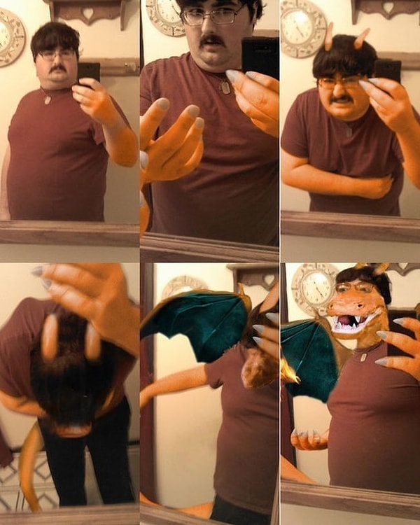 2. Парень пытался убедить всех, что превратился в Чаризарда