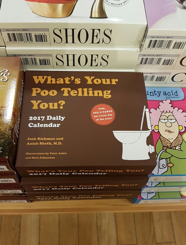 12. Календарь, в котором содержится информация о состоянии ваших испражнений и стула.