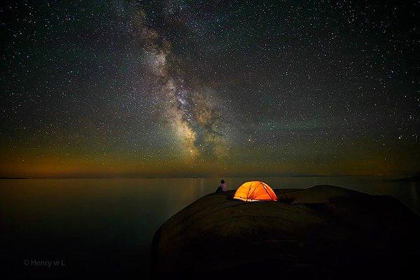 27. Huron gölü, Ontario, Kanada