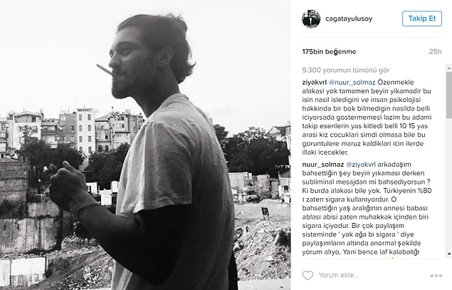 Şimdi de Çağatay Ulusoy...