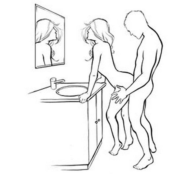 В ванной комнате