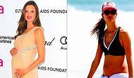 Ангелы Victoria's Secret до и после беременности