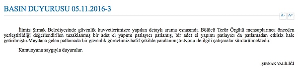 Belediye'de patlama: 'Teröristler tarafından önceden yerleştirildiği değerlendirilen patlayıcı infilak etti'