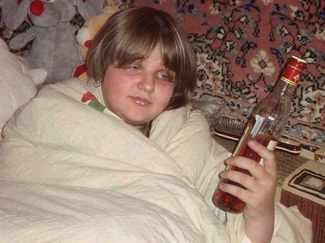 16. “Well at least I have this to warm me up.”