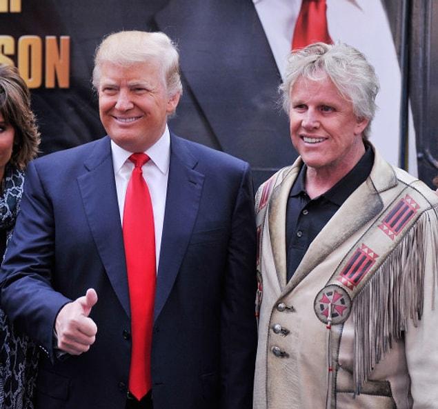 12. Donald Trump is hanging out with Gary Busey.
