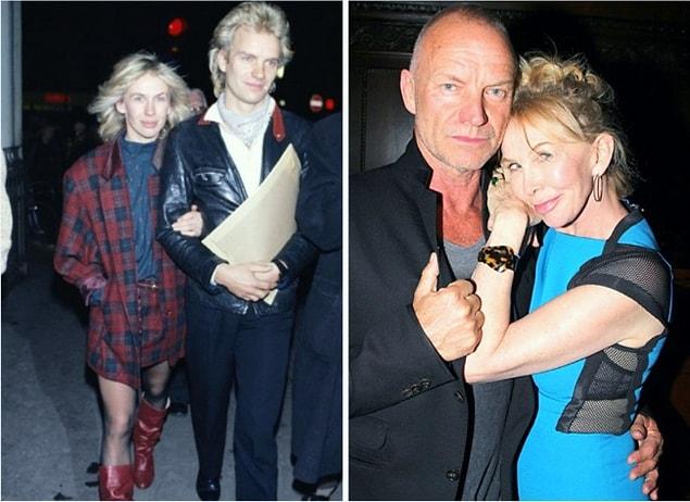 11. Sting and Trudie Styler