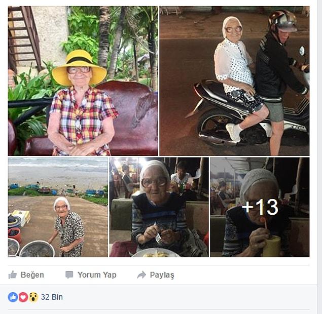 Last week, fellow Russian Ekaterina Papina shared a post about Grandma Lena to her Facebook. Papina said she met Grandma Lena while traveling in Vietnam.