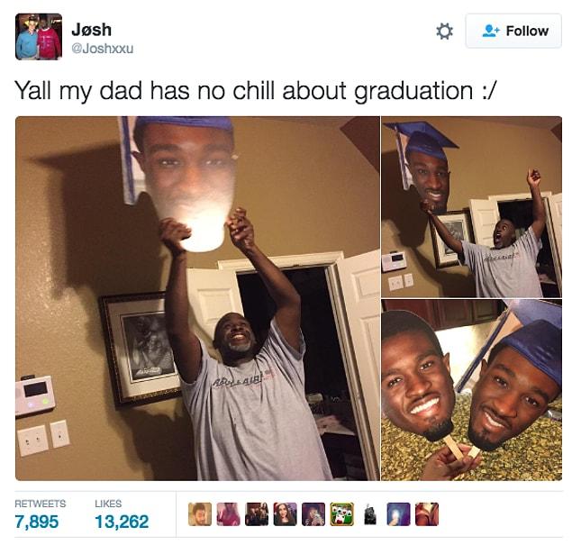 14. He is a proud dad! What can you do about it?