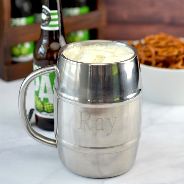 9. Муж - пивная кружка из закаленной стали