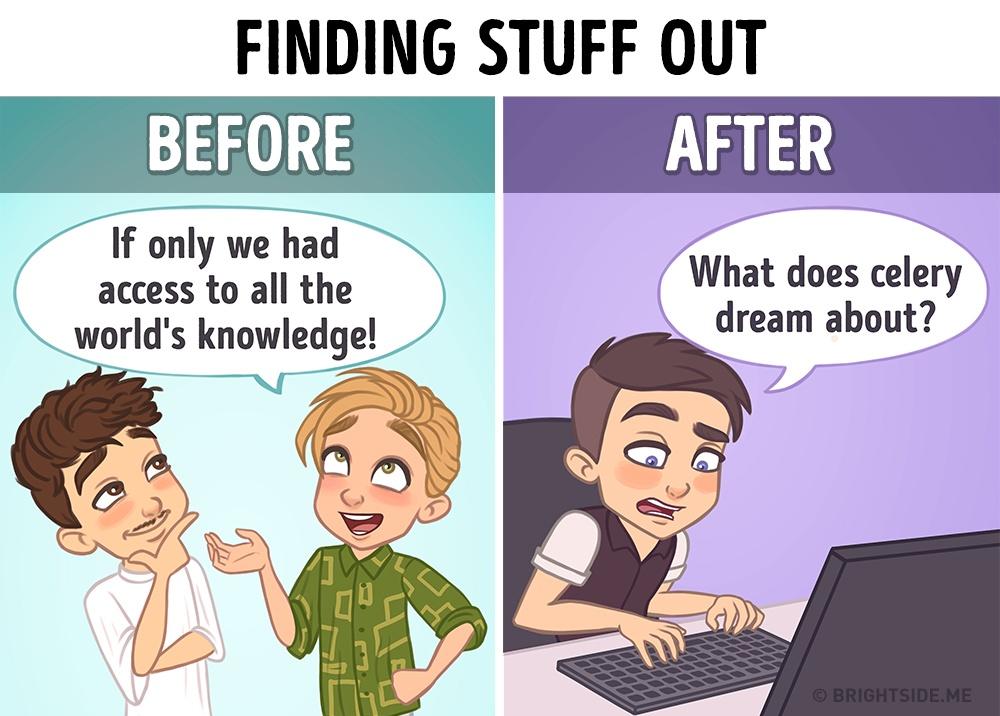 10 Dramatic Drawings Showing How Much The Internet Has 