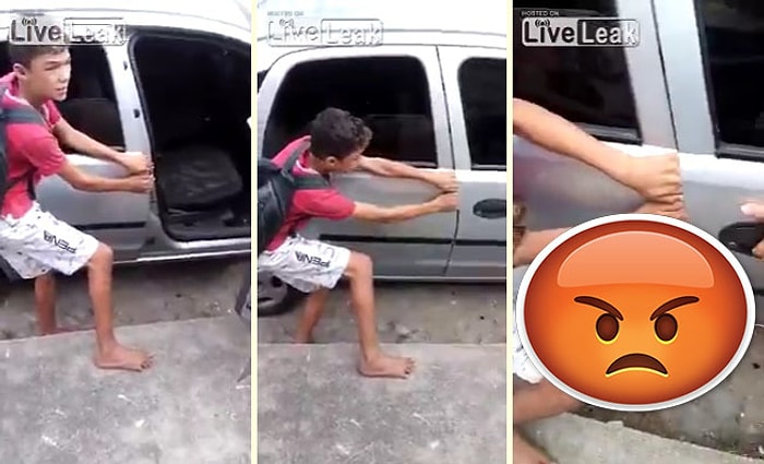 Araba Hırsızı Çocuğa İnsanlık Dışı Ceza