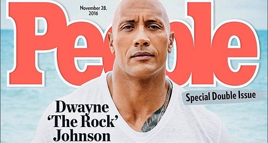 People Dergisi 2016 Yılının Yaşayan En Seksi Erkeğini Belirledi: Dwayne 'The Rock' Johnson