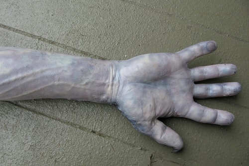 Waking up with a numb arm because your girlfriend's head impaired the blood circulation there.