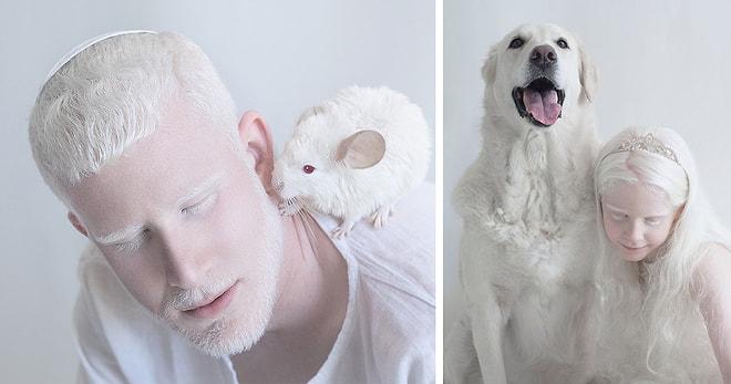 Albino Kişilerin Büyüleyen Güzelliğini Çektiği Fotoğraflarla Yakalayan Sanatçı: Yulia Taits