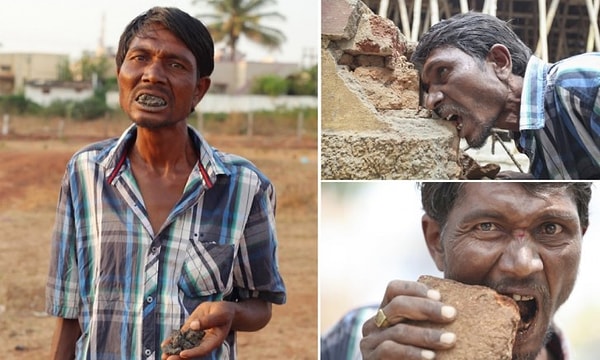 10. Паккираппа Хунагунди - ест землю и кирпичи