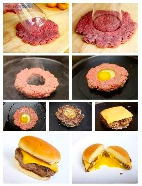 Как сделать гамбургер.