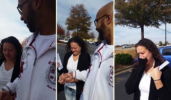 Eşinden Doğum Günü Hediyesi Olarak Araba Alan Kadının Duygu Dolu Anları