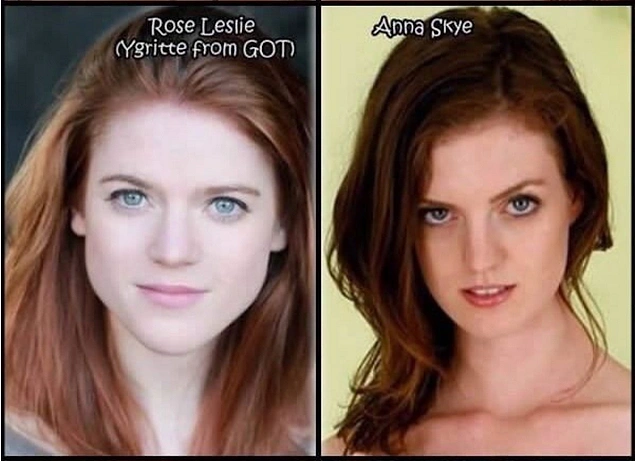 Rose Leslie - Porn Star Equivalents of Famous Celebrities! - onedio.co