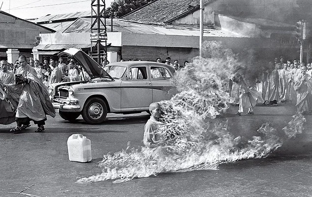 "Самосожжение буддистского монаха", Малкольм Браун, 1963