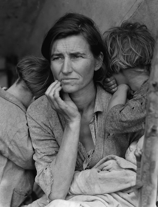 "Мать переселенцев", Доротея Ланж, 1936