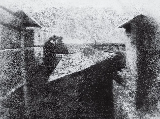 "Вид из окна в Ле Гра", Жозеф Ньепс, 1826