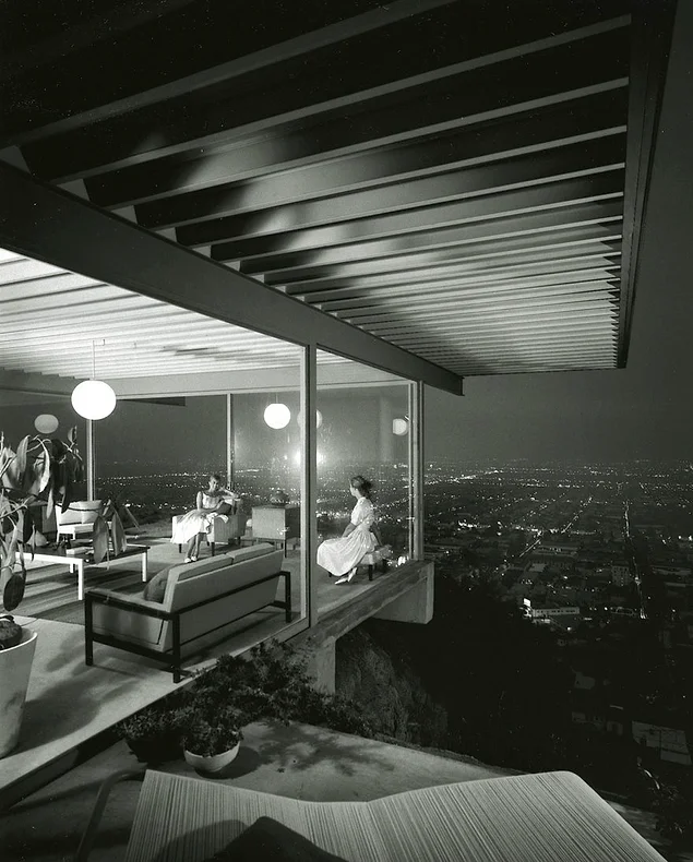 "Case Study House #22, Los Angeles", Джулиус Шульман, 1960