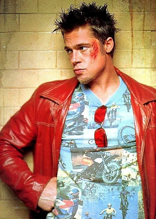 7. Тайлер Дёрден (Брэд Питт) - Кейт Бланшетт