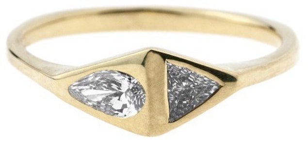 4. A small triangle and a water drop to accompany this beauty.