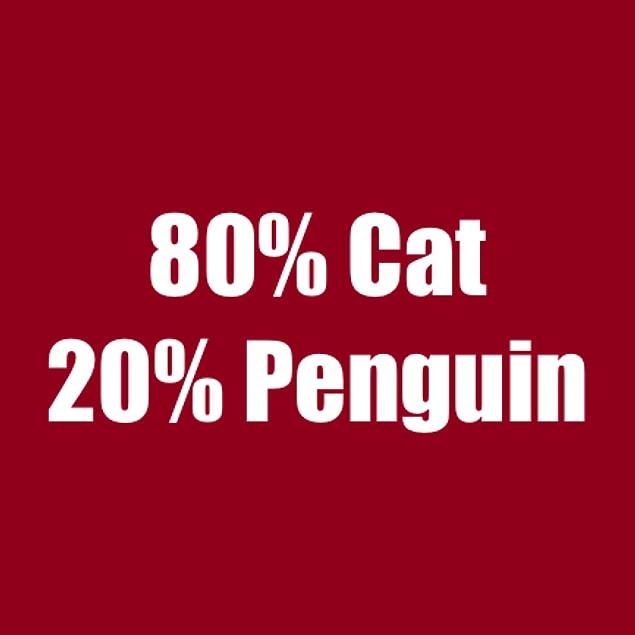 80% Cat 20% Penguin!