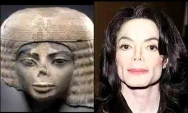 21. Michael Jackson ve Mısır heykeli