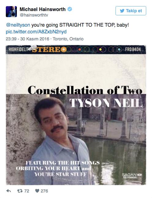 3. İkili Takım Yıldızı - Tyson Neil ('Kalbinin yörüngesinde' ve 'Yıldız tozusun' hitleriyle birlikte)