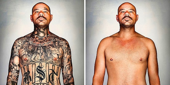 Dijital Ortamda Tüm Vücudunu Kaplayan Dövmelerinden Arınan 9 Eski Çete Üyesi