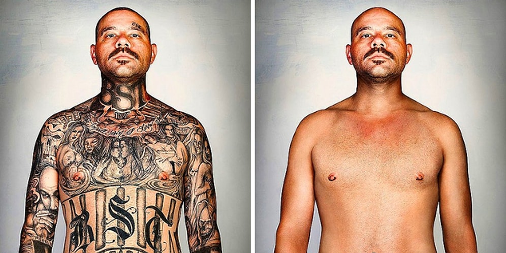 Dijital Ortamda Tüm Vücudunu Kaplayan Dövmelerinden Arınan 9 Eski Çete Üyesi