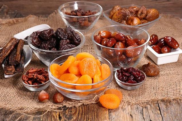 11. Believing that eating dried fruit and nuts won't help you lose weight!