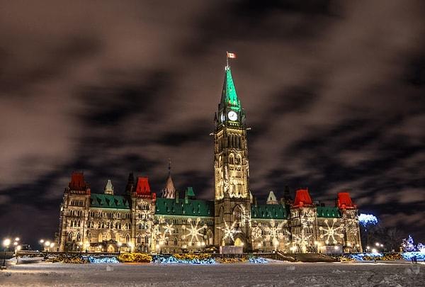 7. Parliament Tepesi, Ottawa, Ontario