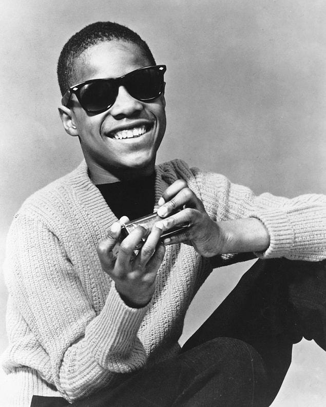 19. 14-year-old Stevie Wonder, 1964.