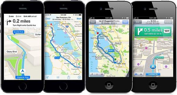 Apple, Apple Maps'i geliştirmek için kolları sıvadı.